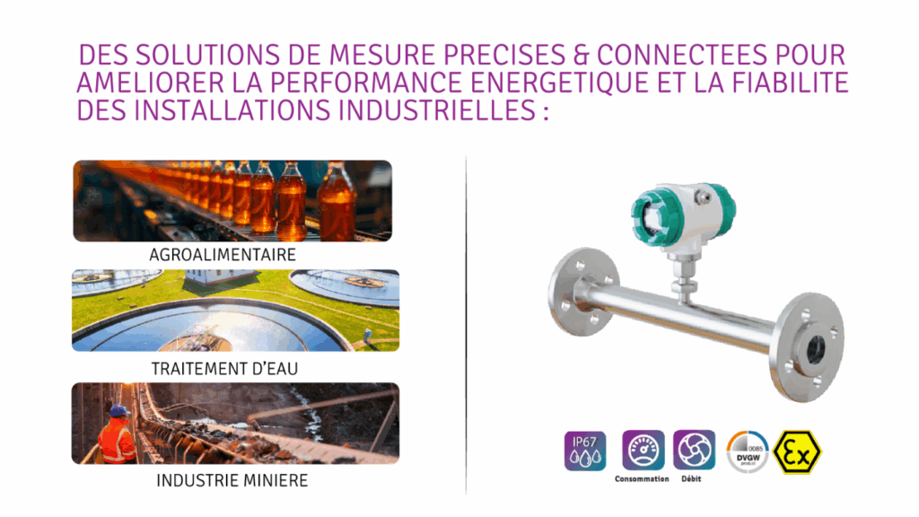 Optimisation du débit d’air comprimé dans l’agroalimentaire, le traitement d’eau et le secteur minier avec le débimètre VA570